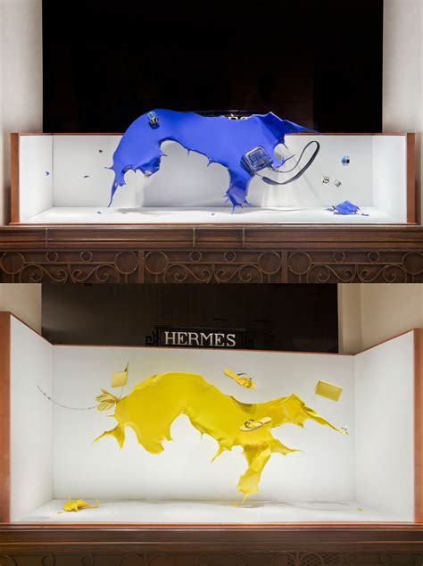 hermes paris window display